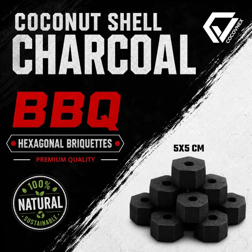 BBQ Coconut Shell Charcoal | CocoVnex