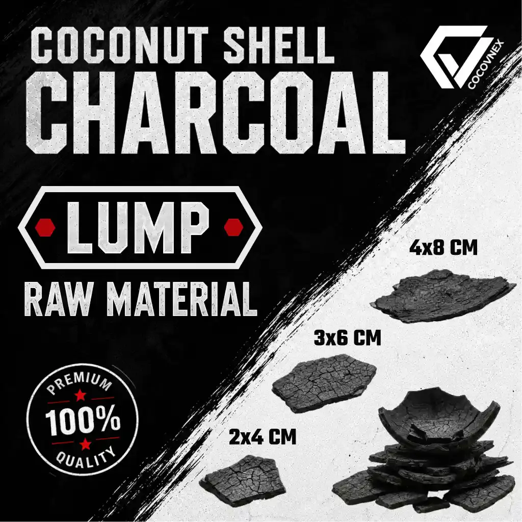 Lump Coconut Shell Charcoal | CocoVnex
